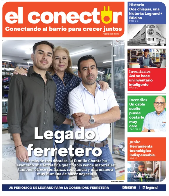 El Conector periodico para ferreteros Legrand